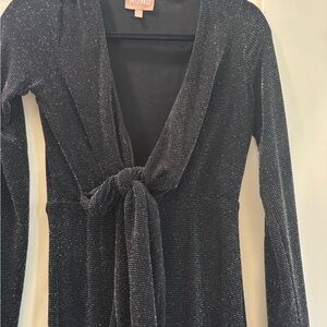 Martina Jumpsuit in Dancing Queen Shine Black Small